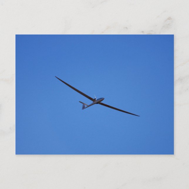 Hochfliegend am Himmel Postkarte (Vorderseite)