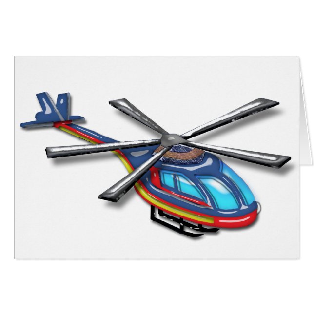 Hochfliegender Hubschrauber (Vorderseite (Horizontal))