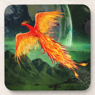 Hochfliegender Phoenix Untersetzer
