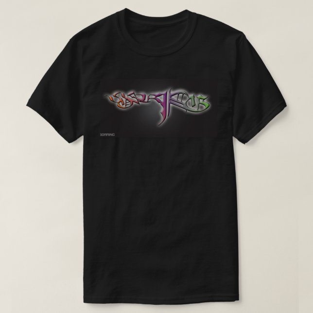 Hochfliegender T - Shirt (Schwarzes) (Design vorne)