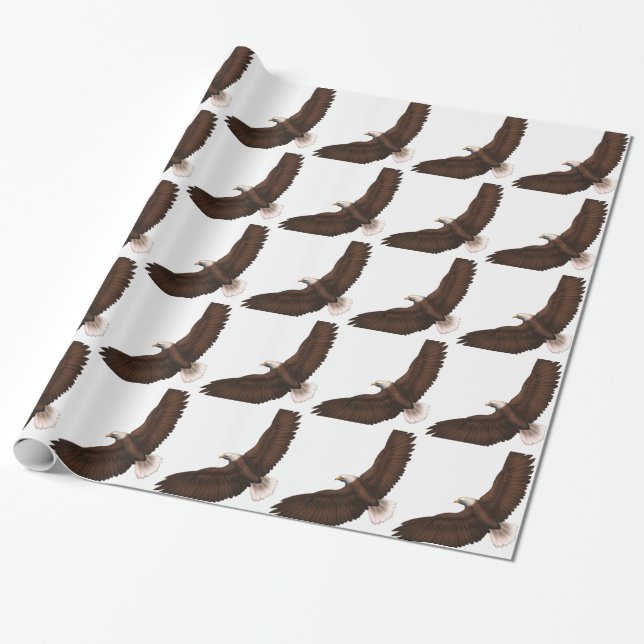 Hochfliegender Weißkopfseeadler Geschenkpapier (Ungerollt)