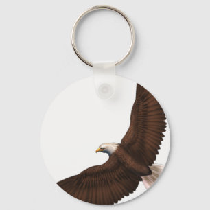 Hochfliegender Weißkopfseeadler Schlüsselanhänger