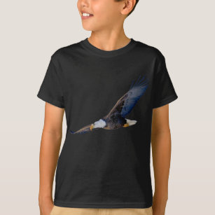 Hochfliegender Weißkopfseeadler T-Shirt