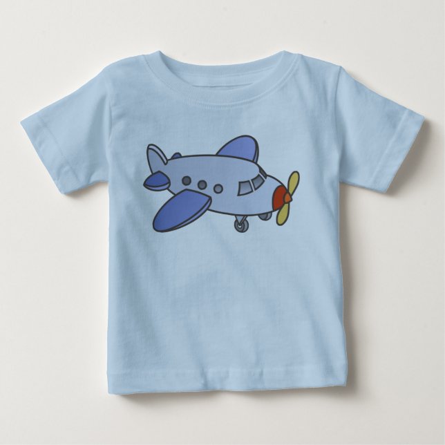 Hochflugzeug Baby T-shirt (Vorderseite)