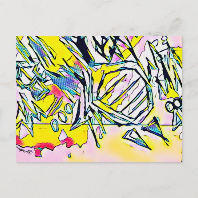 Hochfrequenzen Postkarte (Vorderseite)