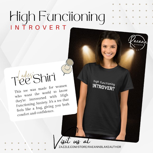 Hochfunktionierender Introvertierter T - Shirt (Von Creator hochgeladen)