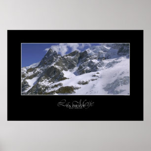 Hochgebirge: La Meije in Frankreich Poster