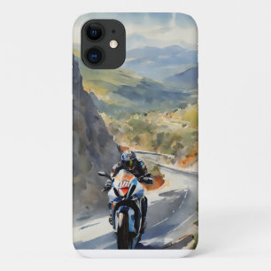 Hochgeschwindigkeits-Abenteuer in lebendiger Bergw Case-Mate iPhone Hülle