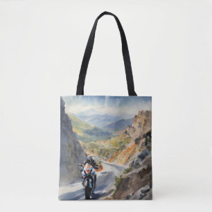 Hochgeschwindigkeits-Abenteuer in lebendiger Bergw Tasche