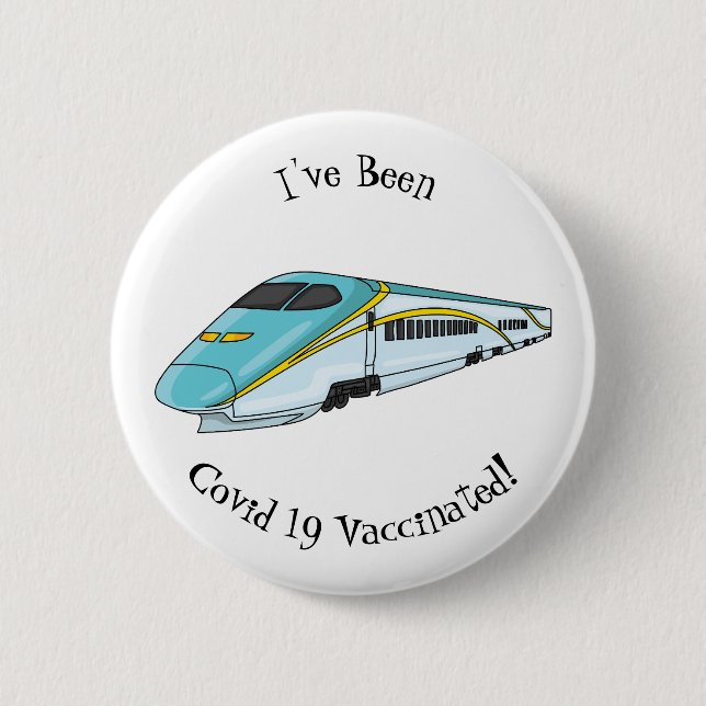 Hochgeschwindigkeits-Cartoon Button (Vorderseite)