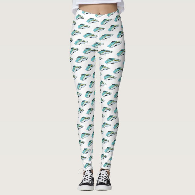 Hochgeschwindigkeits-Cartoon Leggings (Vorderseite)