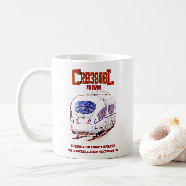 Hochgeschwindigkeits-CRH380BL-China Eisenbahn Elek Kaffeetasse (Mit Donut)