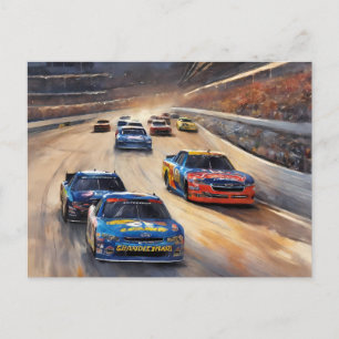 Hochgeschwindigkeits-Farbfernseher Feiertagspostkarte