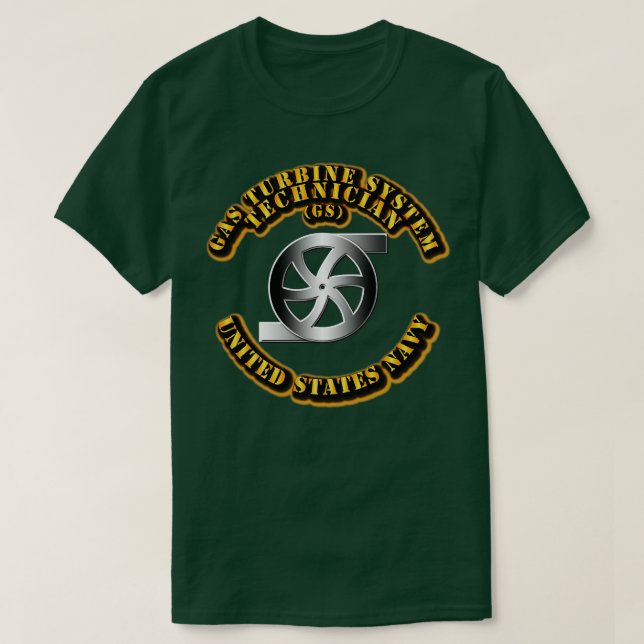 Hochgeschwindigkeits-Gasturbinentechniker T-Shirt (Design vorne)