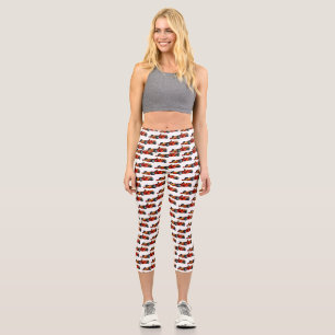 Hochgeschwindigkeits-Rennwagen - Cartoon Capri Leggings