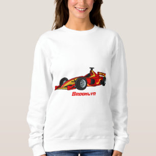 Hochgeschwindigkeits-Rennwagen - Cartoon Sweatshirt