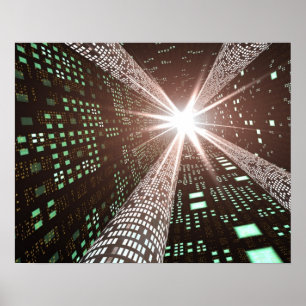 Hochgeschwindigkeitstechnologie-Plakat Poster