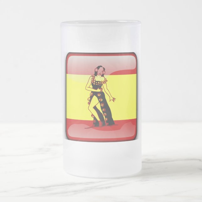 Hochglanzflagge Mattglas Bierglas (Mittel)