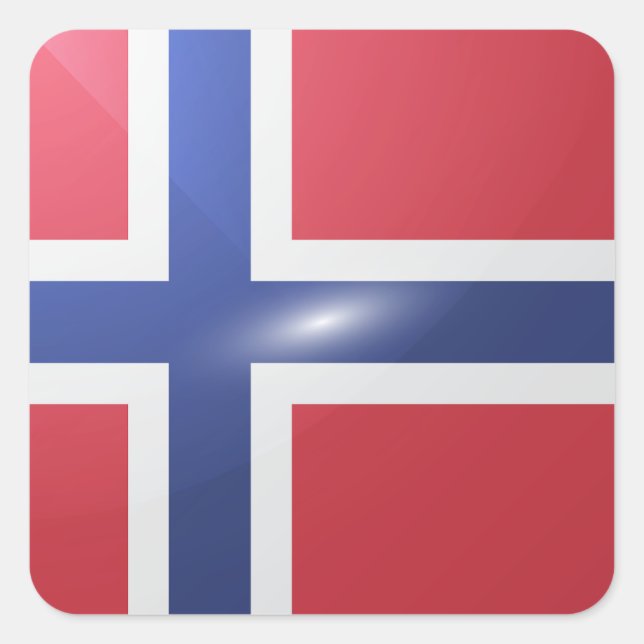 Hochglanzflagge Quadratischer Aufkleber (Vorderseite)