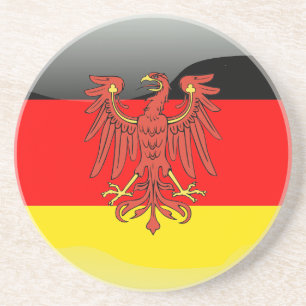 Hochglanzflagge Sandstein Untersetzer