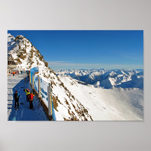 Hochgurgl Obergurgl Tirol Alpen Österreich Poster (Vorne)