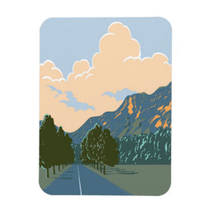 Hochkonig bei Elsbethen Salzburg Österreich WPA Ar Magnet