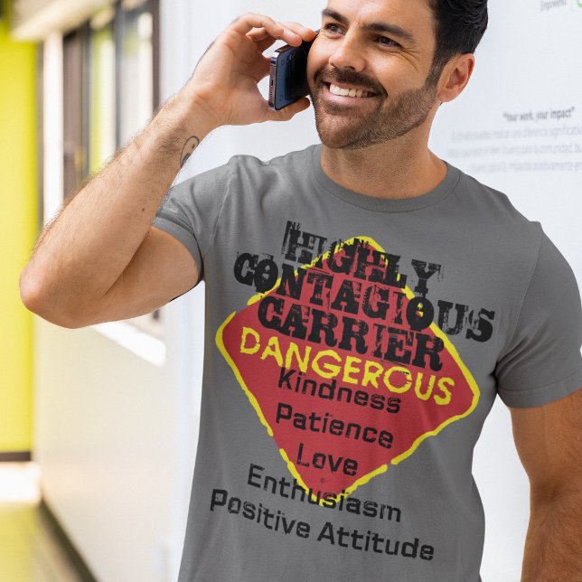 HOCHKONTAGIÖSE CARRIER, KINDNESS LIEBE T - Shirt (Von Creator hochgeladen)