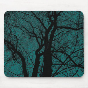 Hochkontrast-Baum - Moss Green Mousepad