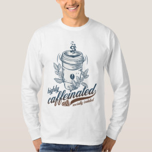 hochkonzentrierter, sozial isolierter Kaffeeverrüc T-Shirt