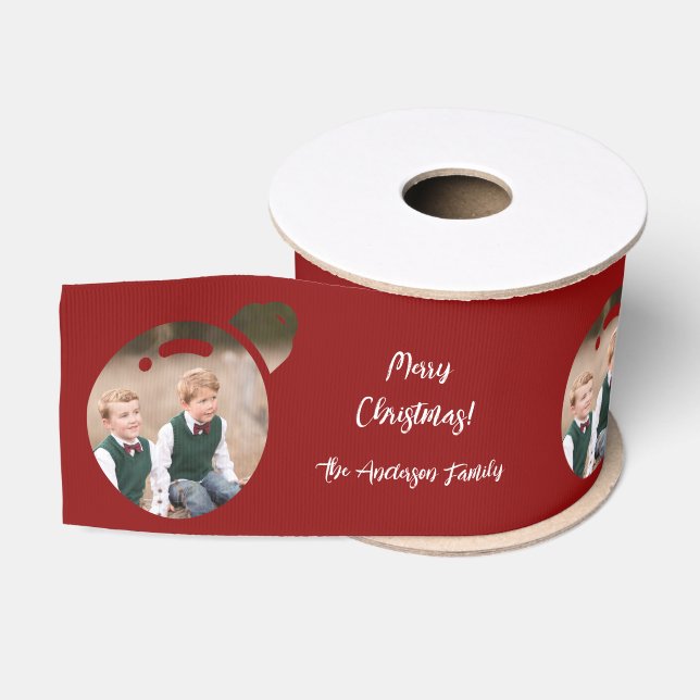 Hochladen des Bildes in eine Weihnachtsbaumform Ripsband (Spule)