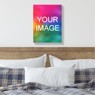 Hochladen des Foto-Bild-Logos Leinwanddruck