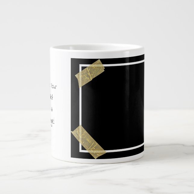 Hochladen eines Fotos mit einer benutzerdefinierte Jumbo-Tasse (Vorderseite)