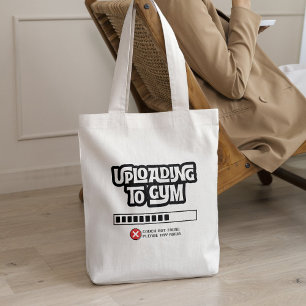 Hochladen ins Fitnessstudio Fehlgeschlagen Lustige Tragetasche