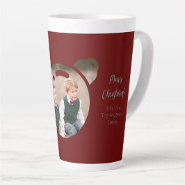 Hochladen Sie Ihr Foto in einem Weihnachtsbauble Milchtasse