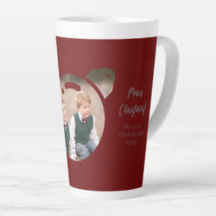 Hochladen Sie Ihr Foto in einem Weihnachtsbauble Milchtasse