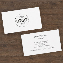 Hochladen von Logos Visitenkarte