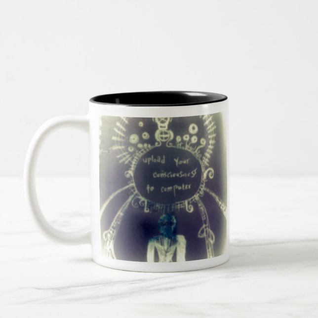 Hochladen Zweifarbige Tasse (Links)