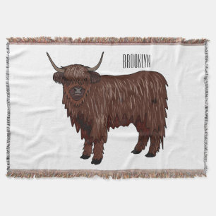 Hochland Cow Cartoon Decke