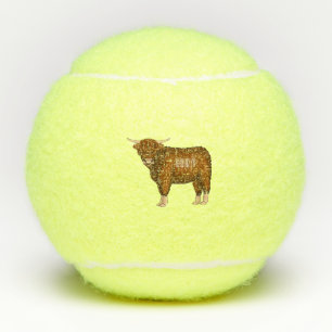 Hochland Cow Cartoon Tennisbälle