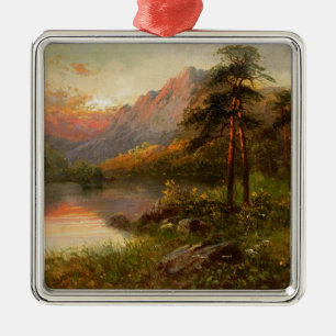 Hochland-Einsamkeit Silbernes Ornament