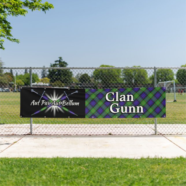 Hochland-Festival-Clan-Gunn-Zelt Banner (Insitu)