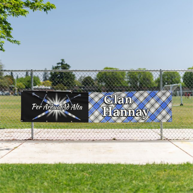 Hochland-Festival-Clan Hannay Zelt Banner (Insitu)