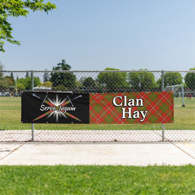 Hochland-Festival-Clan heuen Zelt Banner (Insitu)