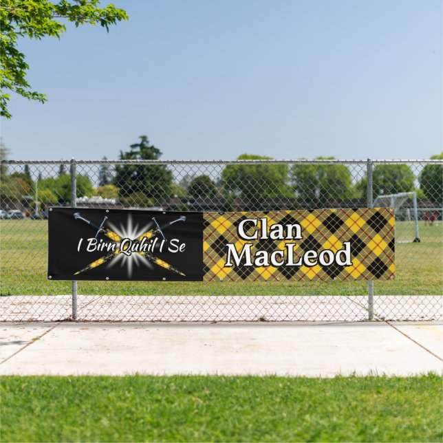 Hochland-Festival-Clan MacLeod von Lewis-Zelt Banner (Insitu)