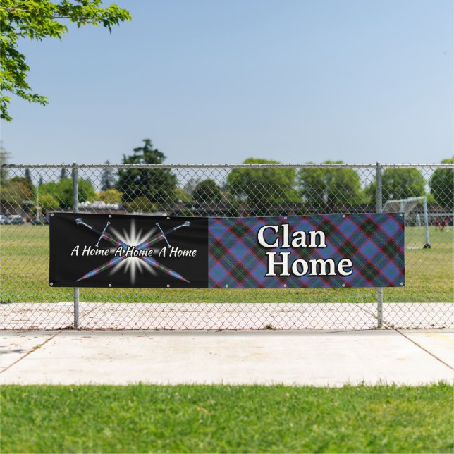 Hochland-Festival-Clan-Zuhause Hume Zelt Banner (Insitu)