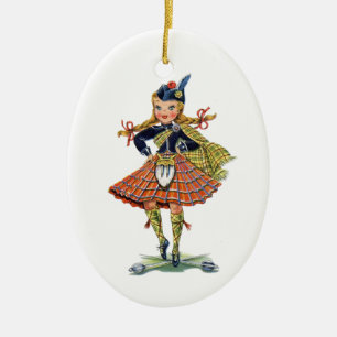 Hochland-Klinge-Tanz Keramik Ornament