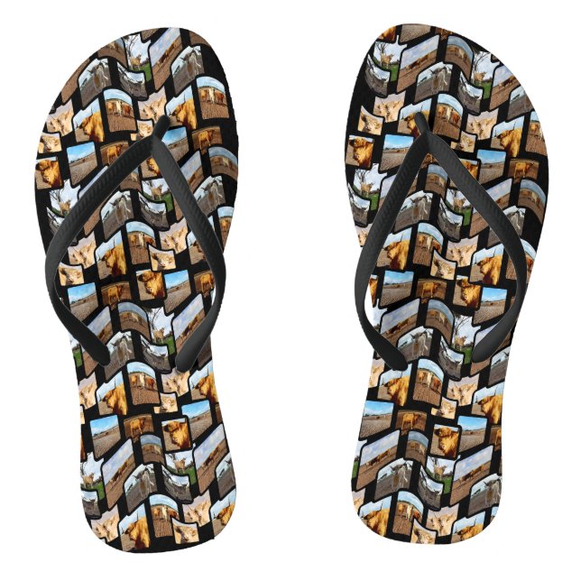 Hochland-Kow-Montage Flip Flops (Fußbett)