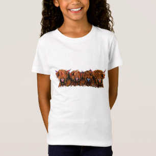 Hochland-Kuh-DruckSCoTTiSH 'die Ingwer-Nüsse ' T-Shirt