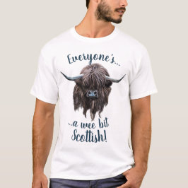 Hochland-Kuh, jeder ist ein kleiner T-Shirt