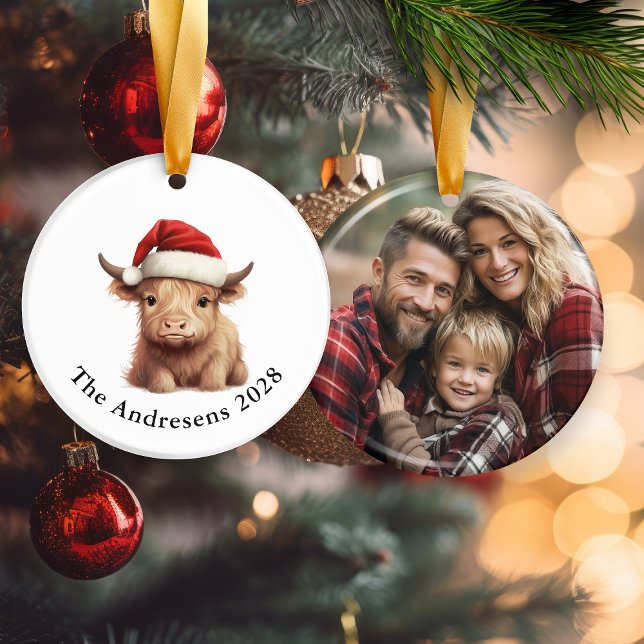 Hochland Kuh Keramik Foto Ornament (Von Creator hochgeladen)